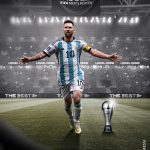 Messi desbanca Benzema e Mbappé e é eleito melhor do mundo pela 7ª vez