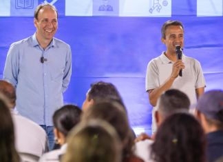 Prefeito e vice-prefeito eleitos de Linhares participam de curso sobre Implementação de Planos de Governo em São Paulo