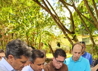 Prefeito Lucas Scaramussa anuncia construção da ponte que liga os bairros Interlagos e Aviso