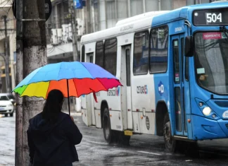 Instituto emite alerta de chuva forte e ventania para todo o ES