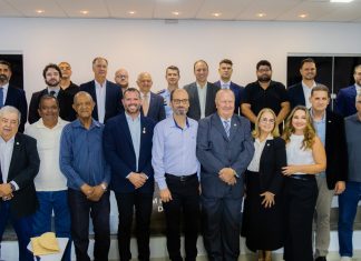 Vice-prefeito participa da posse da nova diretoria do Conselho de Segurança de Linhares