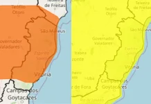 Alertas de chuvas intensas até sexta-feira no ES; veja as cidades