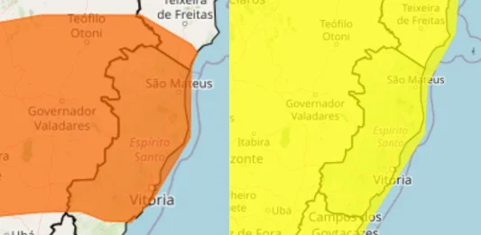 Alertas de chuvas intensas até sexta-feira no ES; veja as cidades